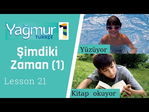 Learn Turkish Lesson 21, Present Continuous Tense 1- Şimdiki Zaman