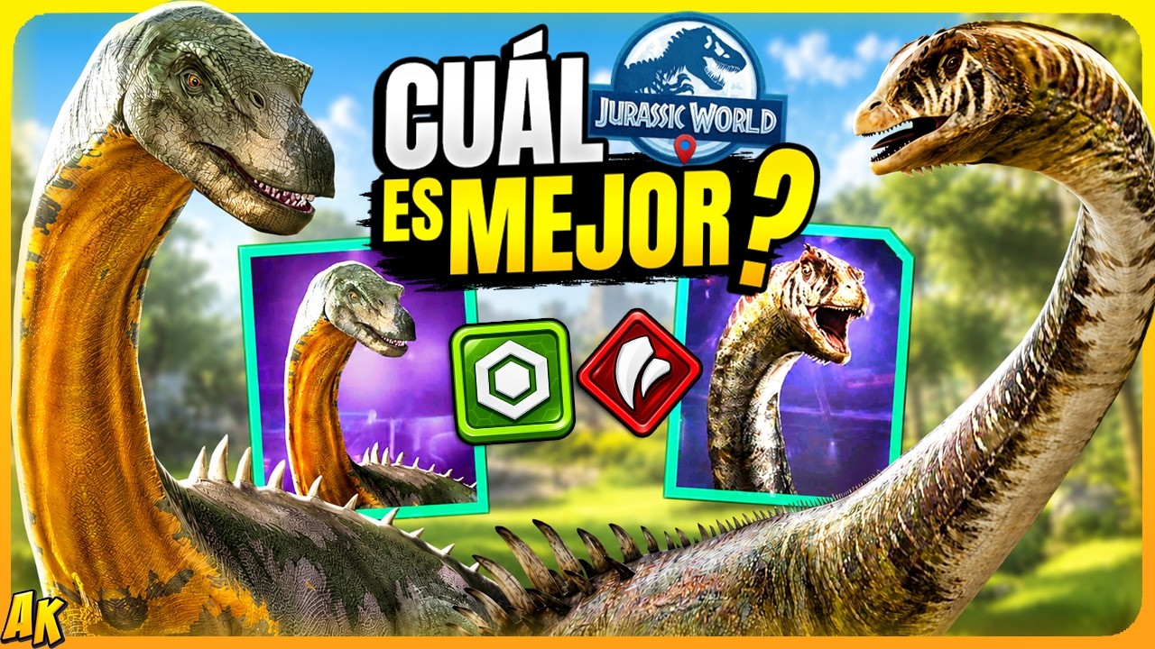 AMPELOREX vs PARALITROSAURUS - QUIÉN ES MEJOR HÍBRIDO TANQUE FEROZ // Jurassic World Alive