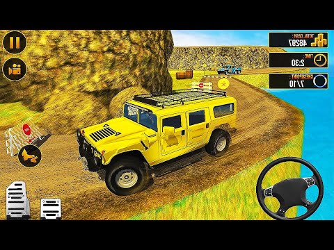 Offroad SUV Jeep Driving Game - 4x4 Offroad Jeep Stunts Driver - Android GamePlay