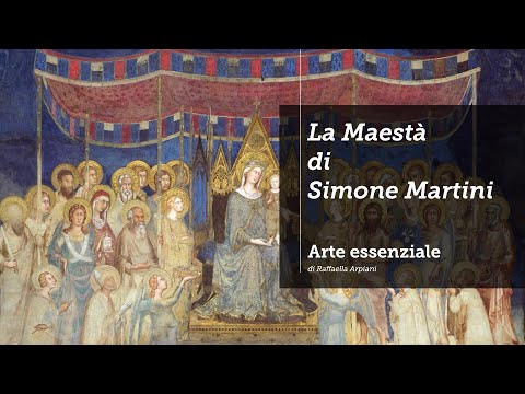 The Majesty by Simone Martini - Public Palace of Siena