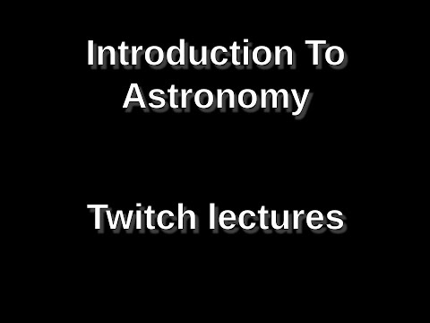 Lecture 1 | Introduction to Astronomy | 2020