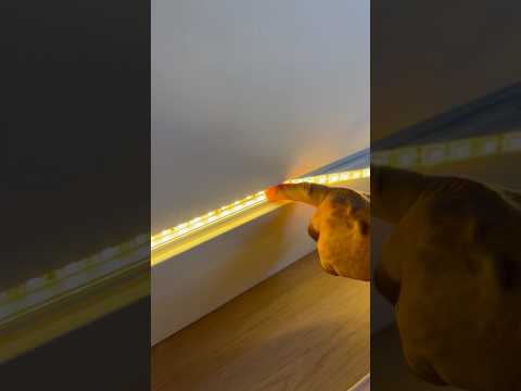 Two ways to integrate LED strip lighting into drywall. #homedecor #diy