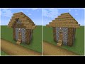 How To Build A Minecraft Village Small House 3 4 1 14 Plains