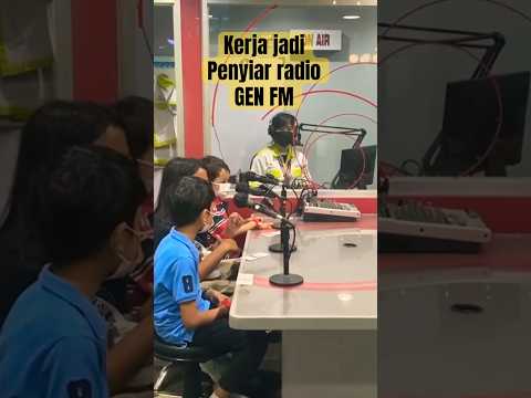 mendadak kerja jadi PENYIAR RADIO di GEN FM, main sambil belajar di kidzania #kidzaniajakarta