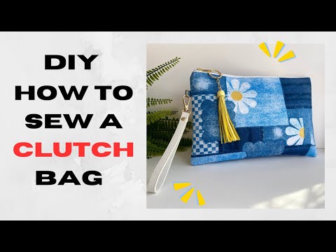 How to Sew a Clutch Bag | Easy Step-by-Step Tutorial