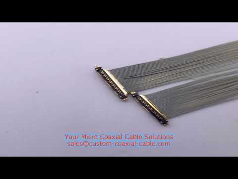 micro-coax camera cable supplier 20531-040T-12 cable and wire harness assembly jobs Broadcasting Mix