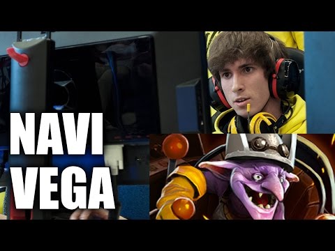 DENDI vs FN Show ! NaVi vs Vega ESL Frankfurt Semi Final Game 1 Dota 2