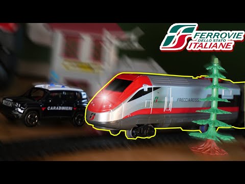 MODELLINO TRENO FRECCIAROSSA con LUCE