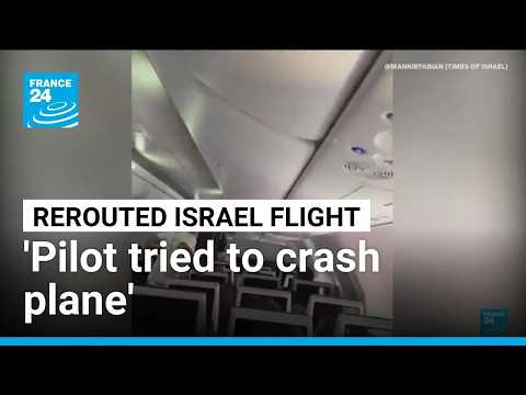 Israel PM says pilot of rerouted flight tried to crash plane