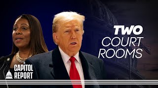 Trump Appears in Multiple Courtrooms, Gets Massive Bond Reduction in Civil Case Appeal | Trailer