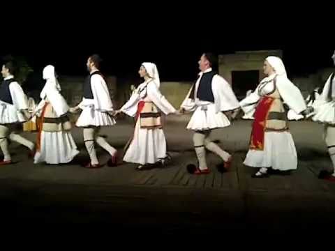 Dora Stratou - "Tsamiko and Kalamatiano" dances from Peloponnese - June 2011