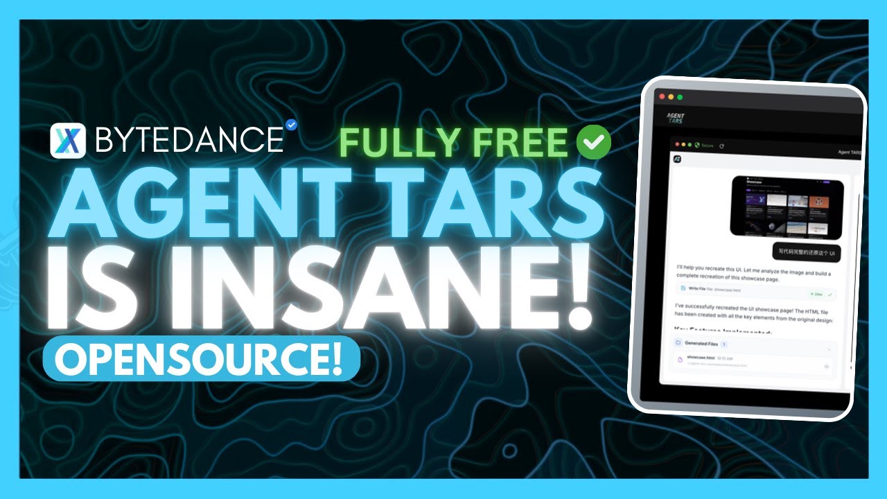 TARS Agent: Powerful AI Operating System Can Automate ALL Computer Tasks! (Opensource)