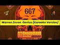 Warren Zevon  Genius {Karaoke Version}