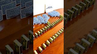 The Most Beautiful Domino Effect You'll Ever See | Mesmerizing Chain Reaction #dominoeffect #asmr