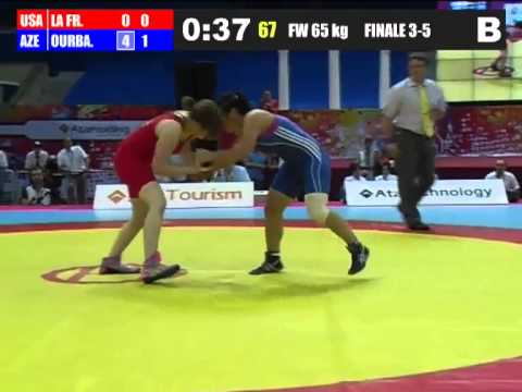 2012 Cadet Worlds Bronze Medal Match 65kg - Alyssa La Francis (USA) vs. Raqretta Ourbanzade (AZE)