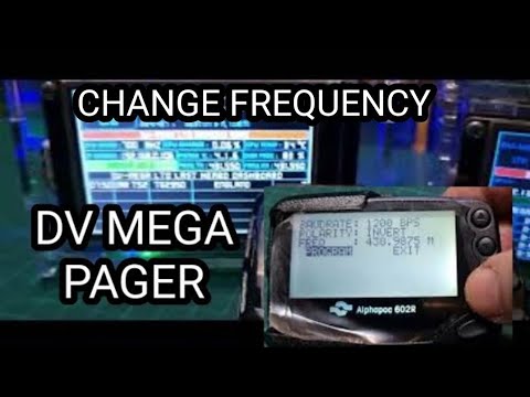 DV MEGA ,GENESIS HOTSPOT CHANGE POCSAG FREQUENCY