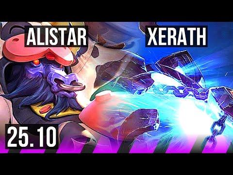 ALISTAR & Senna vs XERATH & Jinx (SUP) | EUW Master | 25.10