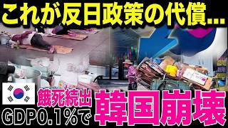 【海外の反応】餓死者続出でK国が大混乱！GDP0.1％まで落ち込んだ“絶望的な未来”に世界が震撼…！