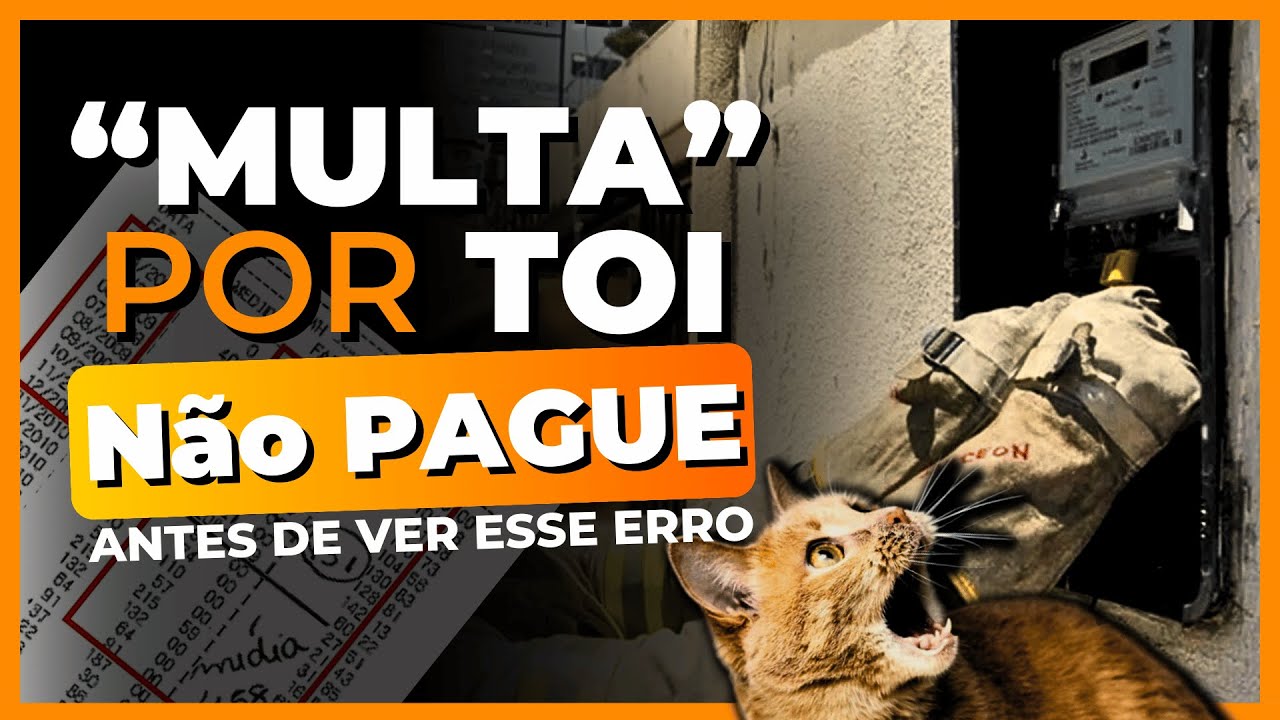 "Multa" por TOI - Perito explica um ERRO que as Concessionárias de Energia Cometem