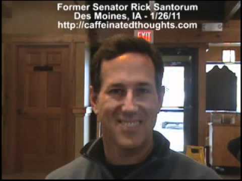 Rick Santorum Interview - 1/26/2011