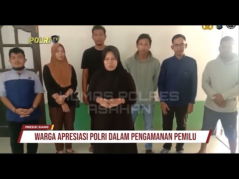 WARGA ASAHAN SUMATERA UTARA APRESIASI KINERJA POLRI