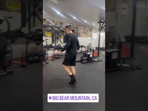 Tim Tszyu training my with Abel Sanchez in Big Bear, California.