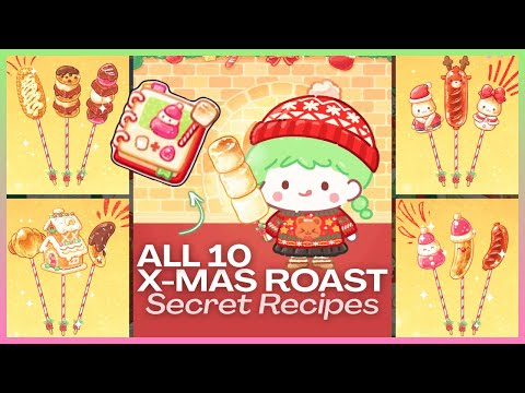 All 10 X-MAS ROASTS SECRET RECIPES ✨ Tanghulu Master New Game Update! #tanghulumaster #xmasroast 