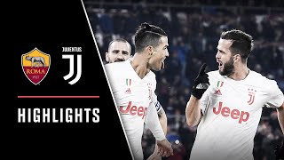 ملخص مباراة : روما 1 × 2 يوفنتوس ( الجولة 19 للدوري الايطالي )