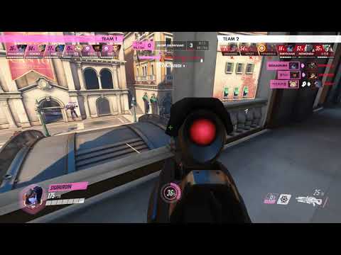 Came across a hacking widowmaker in overwatch