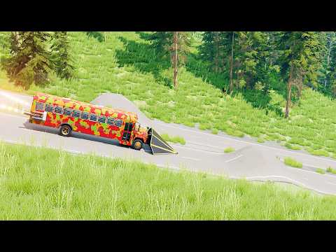 Mobil vs Bumps #22 - BeamNG Drive