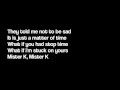 Mister K. - Aaron (Lyrics) 