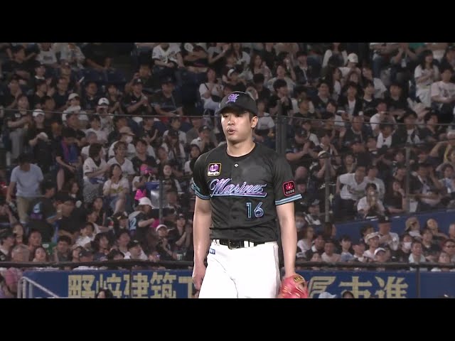 【7回表】約3か月ぶりの勝利へ!! マリーンズ・種市篤暉 7回111球7奪三振無失点の好投!! 2025年7月19日 千葉ロッテマリーンズ 対 オリックス・バファローズ