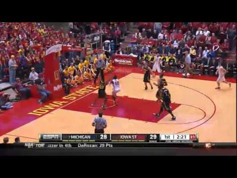 11/17/2013 Michigan vs Iowa State Men's Basketball Highlights