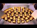 Magic Ferrero Rocher Chocolate Ice Cream Rolls Satisfying ASMR