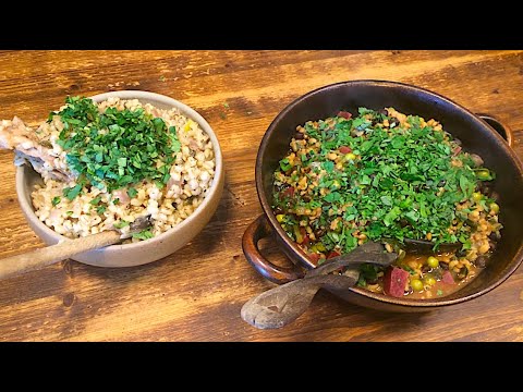 Variations of ancient Roman barley "tisana"