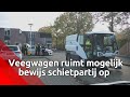 De veegwagen werd onderzocht op sporen