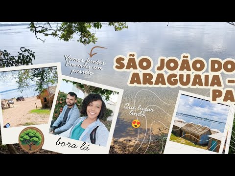 Conhecendo São João do Araguaia-PA 🌅 | A prainha e a Vilinha Ponta de Pedra 🏖️✨