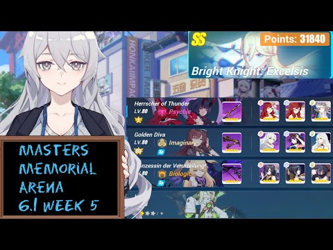 Honkai Impact - Masters Memorial Arena (6.1 Week 5) | SS Bright Knight : Excelsis (BKE) 31840