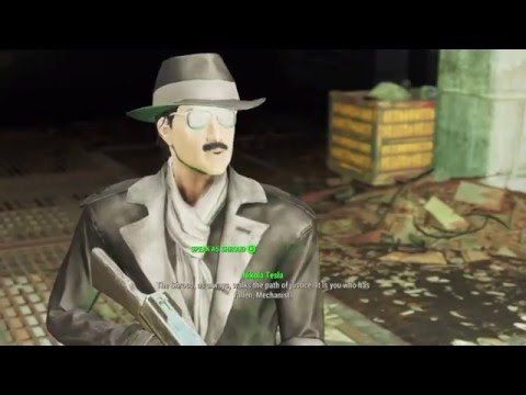 The Silver Shroud Vs. The Mechanist (Fallout 4; Automatron DLC)