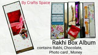 Rakhi Box Card Tutorial | Raksha Bandhan Gifts | Bhai Doj Card Tutorial | By Crafts Space