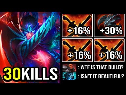 OMG CAN'T Stun +78% Status Resistance Brutal 1Kill Per Min 9000 MMR God Phantom Assassin DotA 2