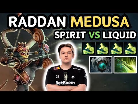 🔥 Rank 7 TSpirit.Yatoro MEDUSA Hard Carry Gameplay Patch 7.38c 🔥 1086 XPM Raddan - Dota 2 Pro