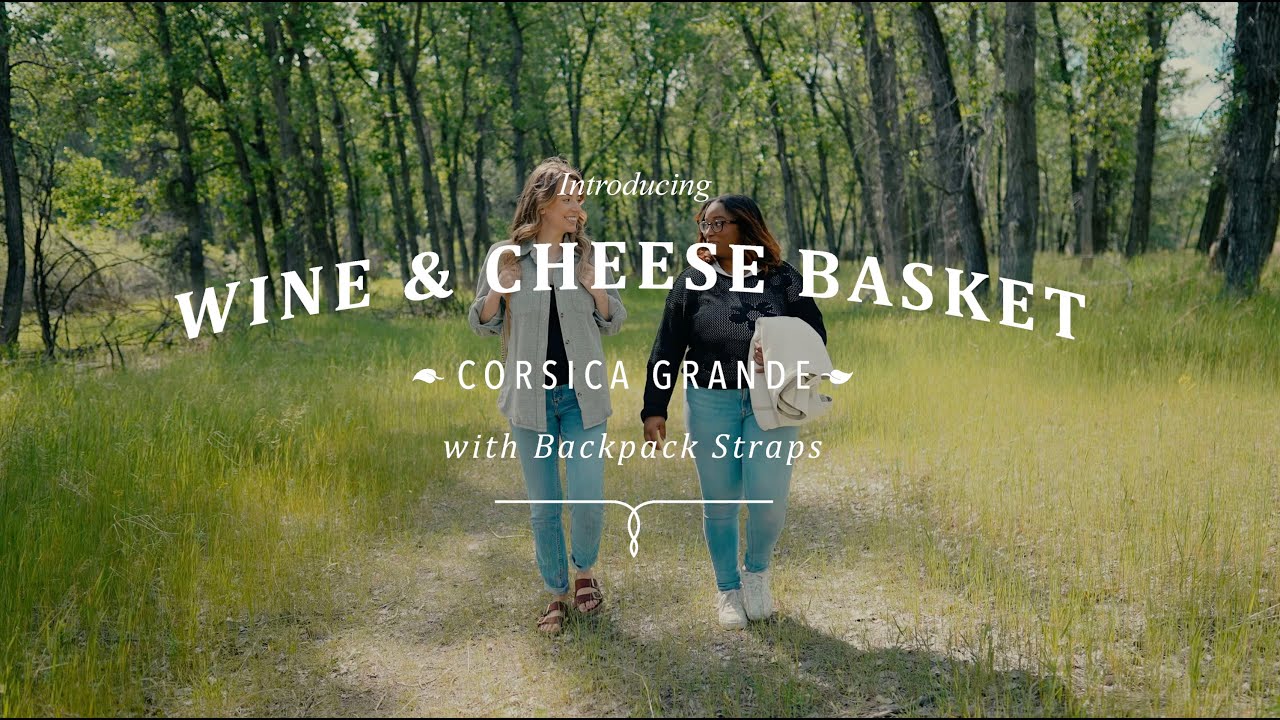 Corsica Grande Wine & Cheese Basket Backpack – PICNIC TIME FAMILY