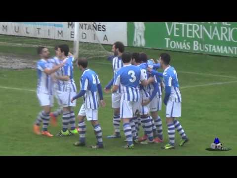 Resumen del R.S.Gimnástica 1 - U.M.Escobedo 0. Jornada 25ª de liga.