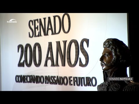 Pacheco inaugura exposição 'Senado 200 Anos: Conectando Passado e Futuro'