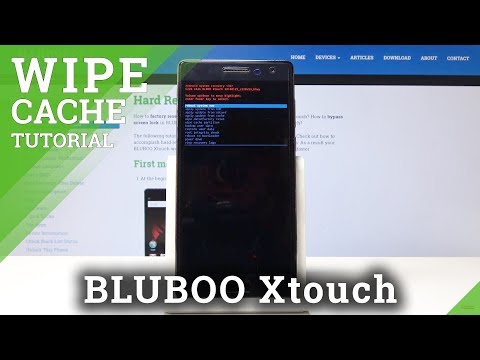 How to Wipe Cache Partition in BLUBOO Xtouch - Format Cache Files