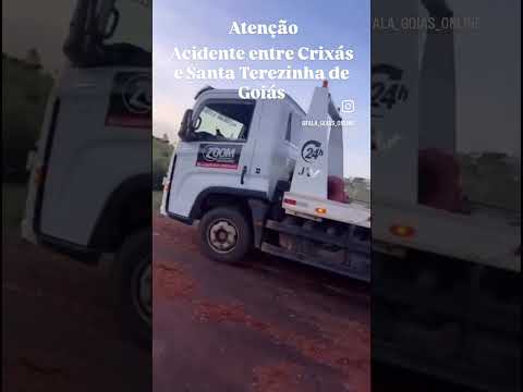 Caminhão passa direto na baixada da barriguda entre Crixás e Santa Terezinha de Goiás