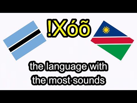 The language with the most sounds in the world - !Xóõ