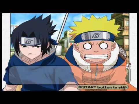 Naruto ultimate ninja ps2 60fps sasuke uchiha saga full walkthrough