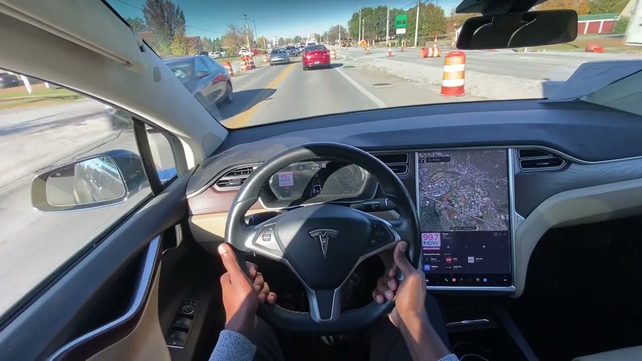 2016 Tesla Model X 90D POV Test Drive Review ...